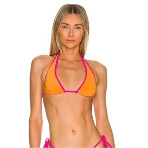 Frankies bikini Harlow Terry Orange combo medium nwot
